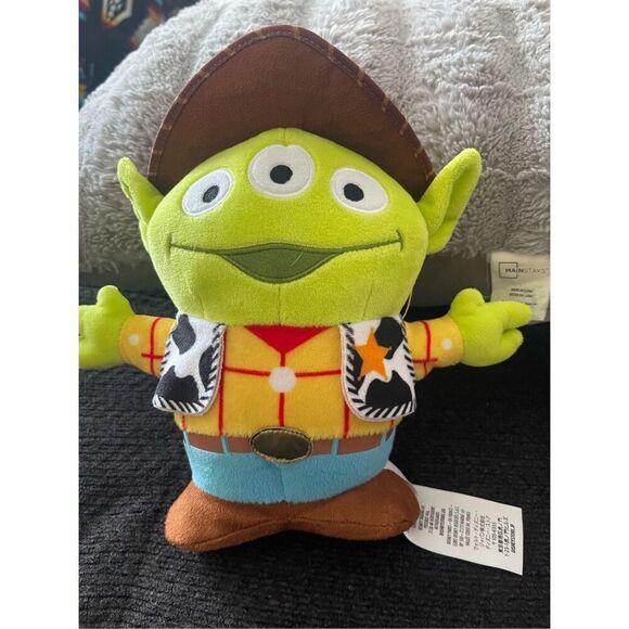 Disney Store Pixar Toy Story Remix Alien Sheriff Woody Plush Stuffed Animal - Picture 7 of 11